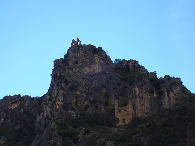 Chateau de Verdun Saint Guilhem desert