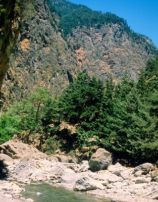 Les gorges de Samaria en Crete