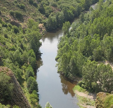 Les gorges de l'Allier en Auvergne