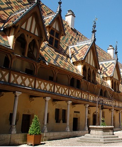 Hotel dieu Beaune en Bourgogne