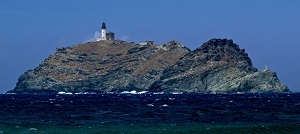 Ile de Giraglia face pointe Corse